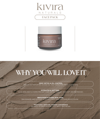 Kivira Naturals Multani Mitti Face Pack (100 gms)